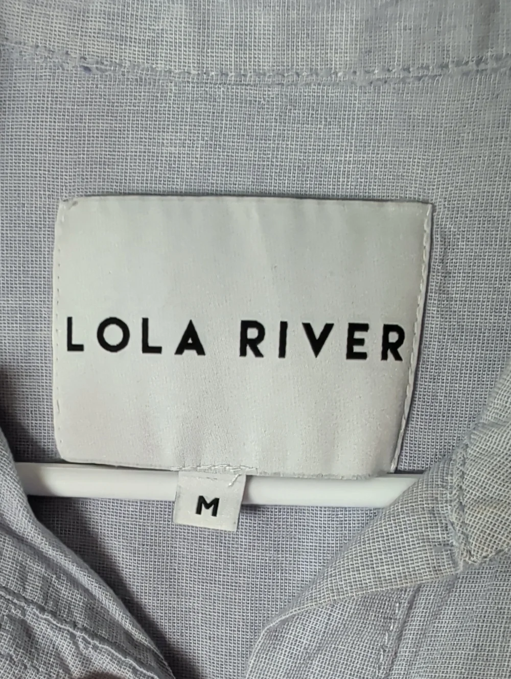 Lola Rivers New York Light Blue Button-Up Shirt - Picture 3 of 11